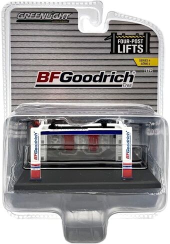 Greenlight 16150-B Auto Body Shop - Four-Post Lifts Series 4 - BFGood Rich Tires 1:64 Scale Diecast in Saudi Arabia