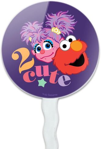 Sesame Street Elmo and Abby 2 Cute Cupcake Picks Toppers Decoration Set of 6 in Saudi Arabia