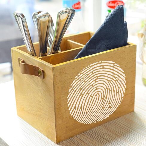 FINGERINSPIRE 4 أنماط بصمة جدار الفن الاستنسل 7.9x7.9 بوصة بصمة رسم قالب القلب جولة البيضاوي مستطيل نمط الفن الاستنسل مع فرشاة للحرف اليدوية ديكور الخشب النسيج in Kuwait