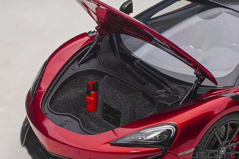 Auto Art Models McLaren 600LT Vermillion Red and Carbon 1/18 Model Car by Autoart 76085 in Saudi Arabia