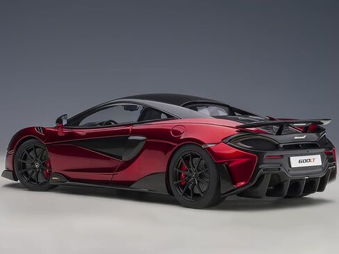 Auto Art Models McLaren 600LT Vermillion Red and Carbon 1/18 Model Car by Autoart 76085 in Saudi Arabia