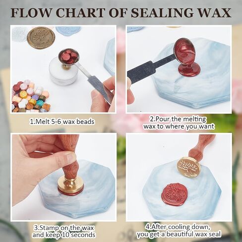 1Pc Wax Seal Stamp Set, Musical Symbols Pattern Sealing Wax Stamp Solid Brass Heads with Handles for Party Wedding Invitation Cards Envelopes Gift Wrapping Letter, 3.27x0.87inch in Saudi Arabia