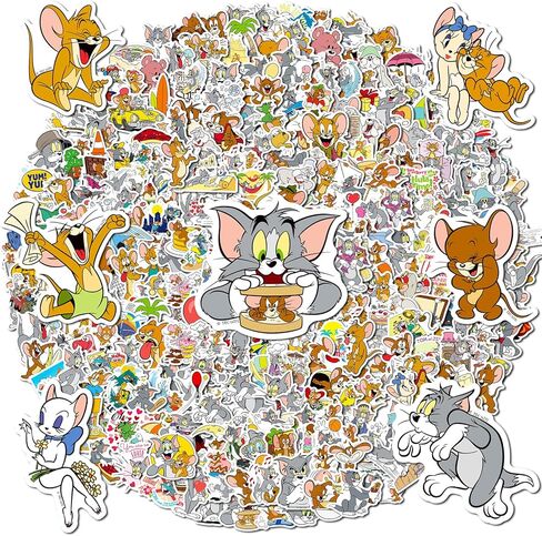 100PCS Stickers-Officially Licensed, Waterproof Durable Vinyl Decals for Kids Crafts, Laptops, Scrapbooking (Classic Cartoon Design) in Saudi Arabia