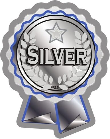 SuperStickers Gold, Silver and Bronze Rosette Stickers (120 Stickers) in Saudi Arabia