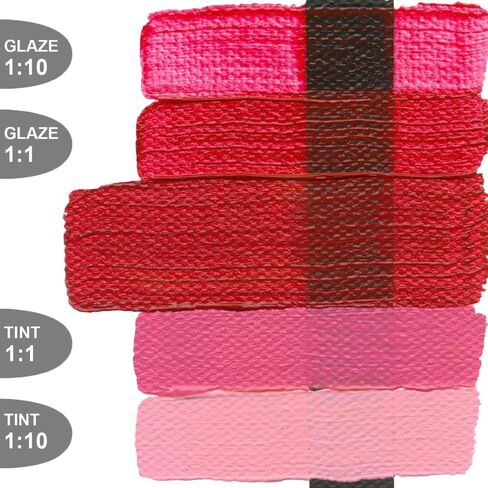 5 Oz Heavy Body Acrylic Color Paints Color: Naphthol Red Medium in Saudi Arabia