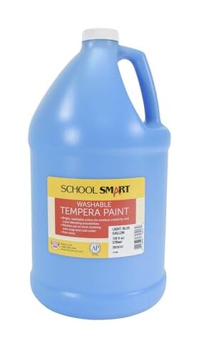 School Smart Washable Tempera Paint, Light Blue, 1 Gallon Bottle in Saudi Arabia