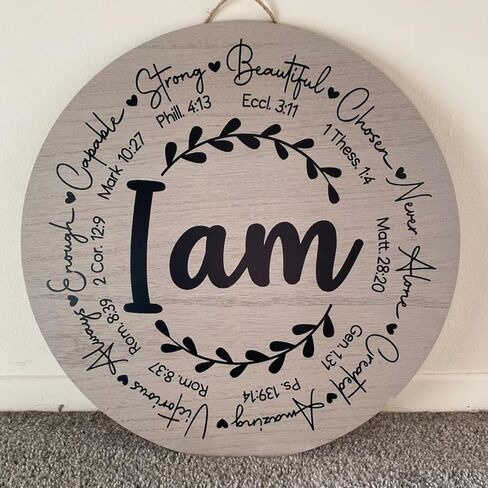 Christian Stencils for Crafts Reusable Motivational Bible Verse Stencil Template Religious Stencils for Painting on Wood Sign Fabric Canvas DIY Crafts in Kuwait