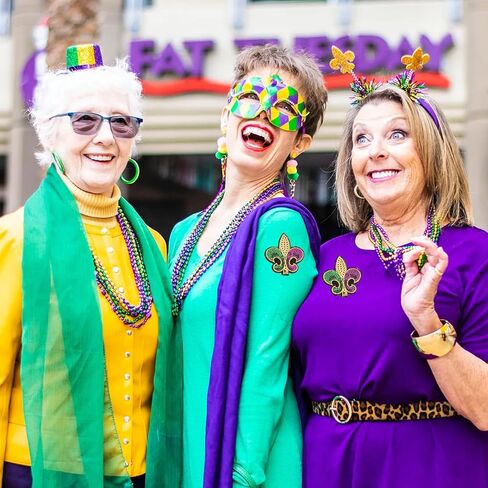 6 Pcs Mardi gras Iron On Patches Set, Purple Gold Green Sequin, Mardi gras Patches Iron On Fleur De Lis Applique Transfers Fit for Clothing Hats DIY Craft, Carnival Party Accessories in Kuwait