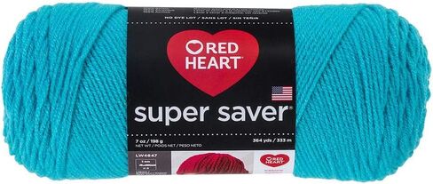 Red Heart Super Saver Yarn 512 Turqua in Saudi Arabia