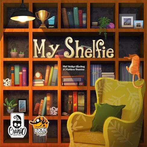 لعبة My Shelfie Board - قم بتنظيم رفك واعرض كنوزك! لعبة استراتيجية، لعبة عائلية ممتعة للأطفال والكبار، للأعمار من 8 سنوات فما فوق، 2-4 لاعبين، وقت لعب لمدة 30 دقيقة، من إنتاج شركة Lucky Duck Games in Kuwait