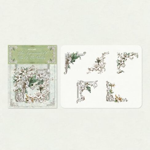 20 Vintage Craft Paper Frames for Scrapbook, Flower Window Decorative Craft Paper Frame for Junk Journaling, Vintage Scrapbook Supplies Card Making Kit, Frames Decorative Paper in Saudi Arabia