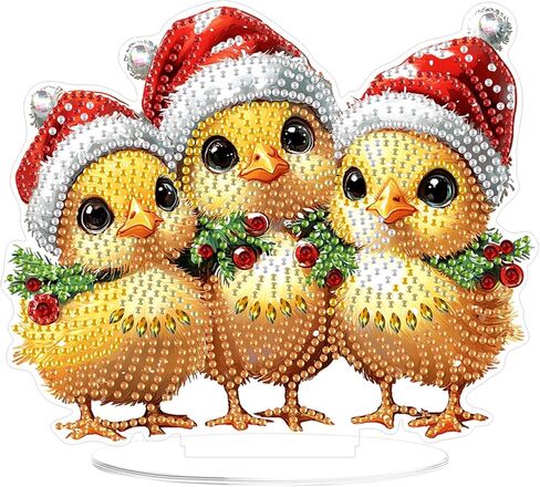 KEYIFA Diamond Painting Kit, DIY Heart Cross Diamond Art Hanging for Adults Beginner, Gem Arts Pendant Special Shaped Rhinestone Window Ornaments Wall Door Garden Decoration Gift, Double Sided in Kuwait