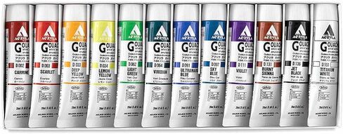 Holbein Acryla Gouache 20ml Lesson Set of 12 in Saudi Arabia