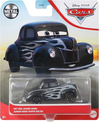 Disney Cars Toys Hot Rod Junior Moon, Miniature, Collectible Racecar Automobile Toys Based on Cars Movies, for Kids Age 3 and Older, Multicolor in Saudi Arabia