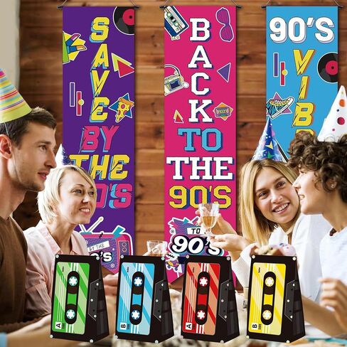 24 Pcs Cassette Tape Theme Goodie Bags with Stickers,70s 80s 90s Themed Birthday Party Favor Bags,Retro Hip Hop Party Gift Bags for Music Theme Decoration Supplies in Saudi Arabia