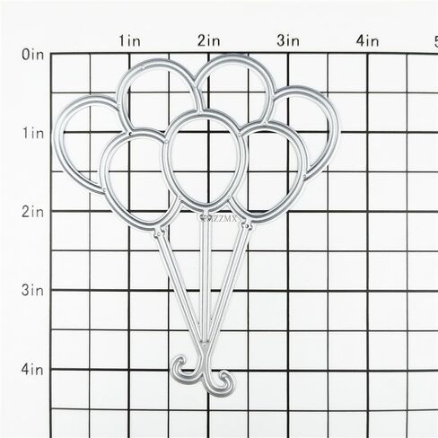 Bunches of Balloons Metal Cutting Dies for Card Making, Paper Embossing Die Cuts Kit Templates Supplies, Photo Frame Album DIY Scrapbooking Stencils Sets in Kuwait