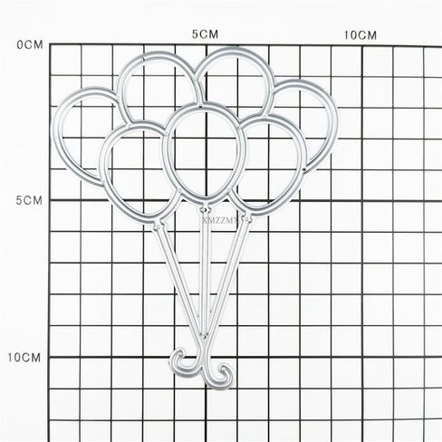 Bunches of Balloons Metal Cutting Dies for Card Making, Paper Embossing Die Cuts Kit Templates Supplies, Photo Frame Album DIY Scrapbooking Stencils Sets in Kuwait