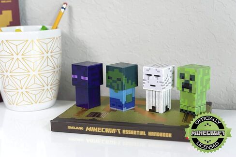 Minecraft Mini Mob 4-Piece Figure Mood Light Set | Battery Operated LED Lights in Saudi Arabia