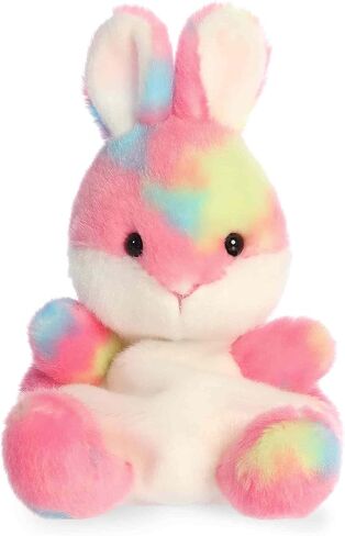Aurora Adorable Palm Pals Bubblegum Jellybean Bunny Stuffed Animal - Fun Collectible Plush For Kids and Adult Collectors - Seasonal Plush For The Spring Season - Pink 5.5 Inches in Saudi Arabia