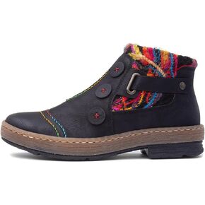 Rieker Z6759-00 POLARDIS Black Womens Ankle Boots