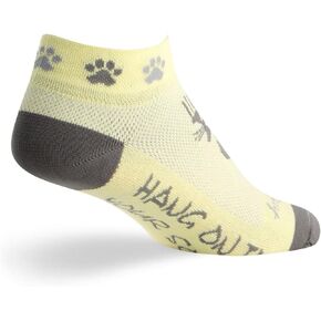 SockGuy Classic Scratch Womens Socks, cuff height 1", size S / M