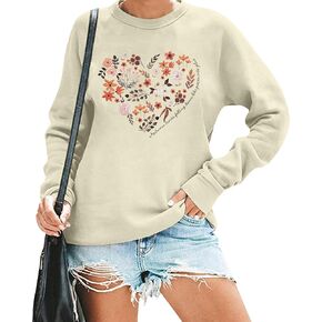 Tis The Fall Sweatshirt Women Wildflower Autumn Sweatshirt Cozy Fall Sweater Crewneck Long Sleeve Pullover Tops