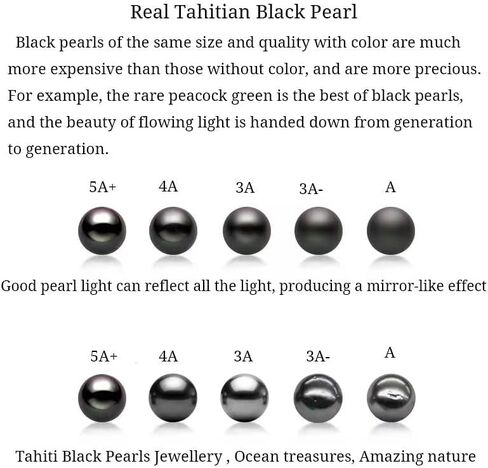 Gifts for wife Women-Tahitian Black Pearl Necklace Gift for Wife Wedding Birthday gifts Anniversary-Mothers Day gifts for mon Valentines Day gifts forer Christmas day gifts in Saudi Arabia