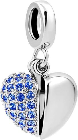 خرزة متدلية من الفضة الإسترلينية I Love You Heart جوهرة الميلاد من LovelyCharms للسوار in Saudi Arabia