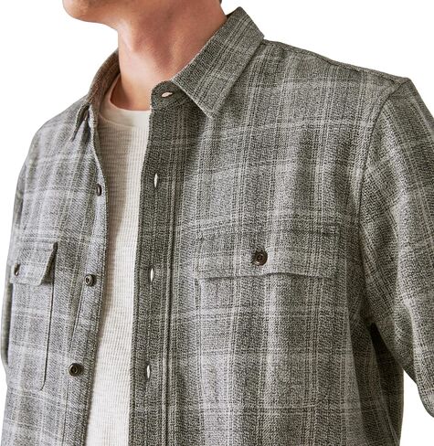 قميص رجالي من Lucky Brand ذو أكمام طويلة من الفلانيل in Saudi Arabia