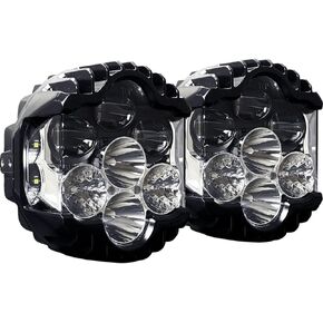 مصباح أمامي LED للأداء القانوني المخصص للشارع من Dynamics® Shark Demon™ متوافق مع Harley Road Glide in Saudi Arabia