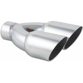 Vibrant Performance 1333 3.5" Round Stainless Steel Dual Tip