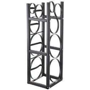 VEVOR 35x12x11 inch Refrigerant Cylinder Rack for Gas Oxygen Nitrogen Storage, Black