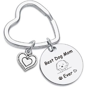 7RVZM Dog Grandma Jewelry Pet Lover Keychain Dog Mom Birthday Jewelry Animal Gift