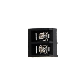 Heyiarbeit 20Pcs 2Pin 7.62mm Pitch 300V 25A PCB Mount Screw Terminal Block Connector Black MG25C-7.62