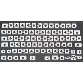 استبدال كامل لوحة المفاتيح المفصلي Keycap مفاتيح مقص كليب المفصلي مجموعة متوافقة مع MacBook Pro/Air Retina 14/15/16 بوصة موديل A2442 A2485 A2681 A2779 A2780 A2941 A2918 A2992 A2991 2022-2023 Year in Saudi Arabia