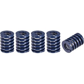 uxcell 3D Printer Die Spring, 5pcs 22mm OD 30mm Long Spiral Stamping Light Load Compression Mould Die Springs for 3D Printer Electric Part, Blue