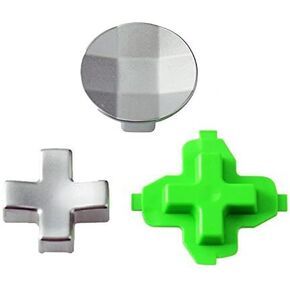 أطقم وسادات على شكل حرف D مصنوعة من المعدن المغناطيسي مصنوعة من الفولاذ المقاوم للصدأ قطع غيار لوحة اتجاهية لوحدة تحكم Xbox One Elite، وElite Series 2، وXbox One، وXbox One S/X in Kuwait