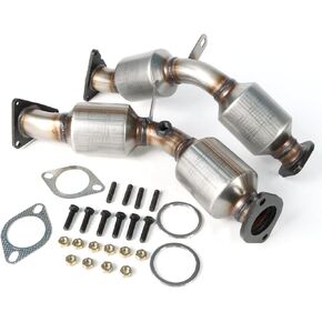 SleYuYir Catalytic Converter Compatible with Infiniti FX35 G35 M35 Fits Nissan 350Z Bank 2 & Bank 1 16198 16197 43214 43215