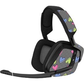 MightySkins Skin Compatible with Corsair Void Pro Gaming Headset - Girly | Protective, Durable, and Unique Vinyl Decal wrap Cover | Easy to Apply, Remove, and Change Styles | Made in The USA