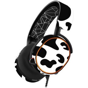 MightySkins Skin Compatible with SteelSeries Arctis 5 Gaming Headset - Cow Print | Protective, Durable, and Unique Vinyl Decal wrap Cover | Easy to Apply, Remove, and Change Styles | Made in The USA