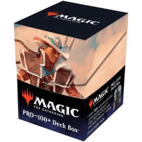Ultra Pro - Outlaws of Thunder Junction 100+ Deck Box® Ft. Gonti for Magic: The Gathering، حامل بطاقات حماية لملحقات الألعاب القابلة للتجميع من TCG