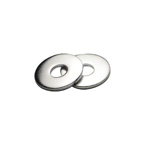 M8 Extra Large Flat Washers - 304 Stainless Steel Washers GB5287 - Heavy-Duty Hardware for Superior Load Distribution - Pack of 50