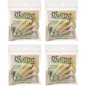 Martini 3 1/4" Step-Up Golf Tees - 4 Pack (20 Tees) (White)