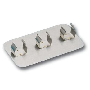 Scientific Industries SI-1125 Clip Plate Metal, For 3 Each 28-30mm Diameter Tubes