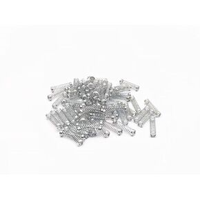 XJSXZC 0.016“ Inch Wire *0.18" Inch Out Diameter*0.7" Inch Lenngth Galvanized Ball Point Pen Spring Small Compression Spring 50 Pcs