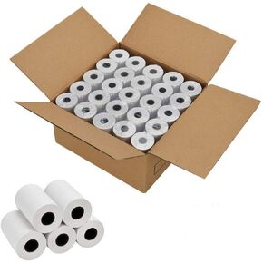 Thermal Receipt Paper, Thermal Paper 2 1/4" x 165' Pos Receipt Paper Credit Card Paper Rolls, Thermal Printer Paper 50 rolls Cash Register Roll