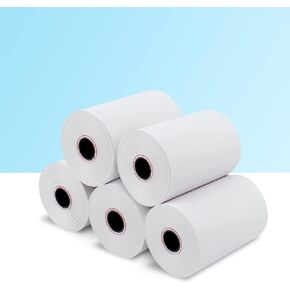 50 لفة من ورق الإيصالات الحراري من RyhamPaper، ورق حراري 2 1/4 بوصة × 85 بوصة، ورق إيصالات نقاط البيع، لفات تسجيل النقدية in Kuwait