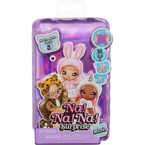 Na! Na! Na! Surprise Minis Series 3 Fashion Doll - Mystery Packaging with Confetti Surprise, Includes 4" Small Doll, Outfit, Shoes, Poseable, Great Toy Gift for Kids Girls Boys Ages 4 5 6 7 8+ Years