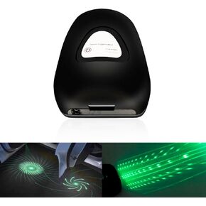 YSY 1set Multi-mode Automotive Laser Dynamic Welcome Light Car Decoration Floor Light for Cars Motorcycles and Electric Vehicles (Laser Dynamic Welcome Light)