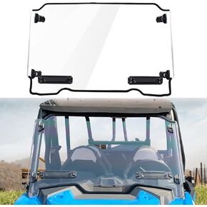 CPOWACE Front Windshield for RZR XP 1000, Full Clear Hard-coated PC Windshield Compatible with Polaris RZR XP 1000/4 1000/Turbo 2019-2023 Accessories, Scratch Resistant Window